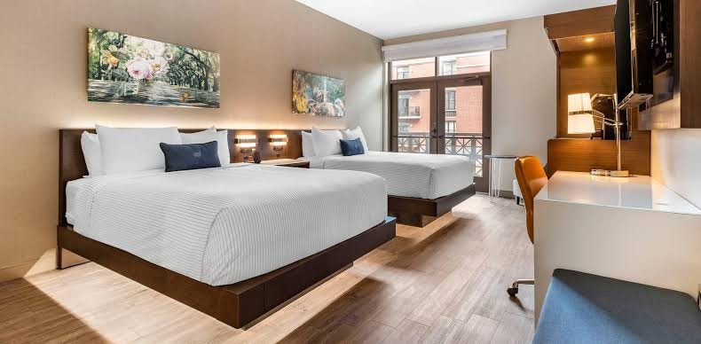 Savannah hotel room interior
